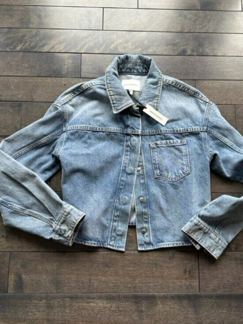 Banana Republic Cropped Jean Jacket - new with tags